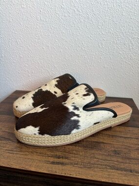 Myra Genuine Cowhide Espadrille Flats